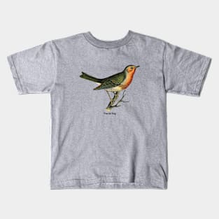 Bird Robin Kids T-Shirt